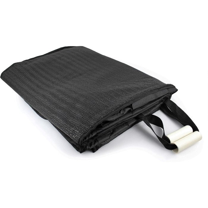 Автокрісло для собак Todeco: великі та середні породи, миється, знімається, з ременями безпеки та кишенями, чорне