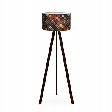 Підлогова лампа Opviq Ayd E27 60 Вт, бежевий, чорний, багатоколірна