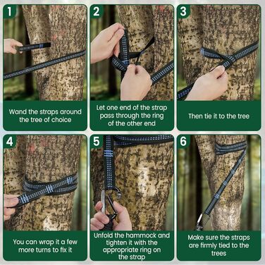 Гамак для двох осіб XXL 300 x 200 см – Складаний, ультралегкий та портативний. Міцний гамак для відпочинку на природі з вагою до 300 кг – ідеально підходить для саду, кемпінгу та подорожей (темно-зелений)