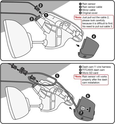Автомобільний відеореєстратор FITCAMX OEM 4K для Audi A1 A3 A4 A5 A6 A7 A8 Q2 Q3 Q5 Q7 Q8 TT R8 e-tron Sportback GT (2019-2026), WiFi, G-сенсор, 64 ГБ карта пам'яті