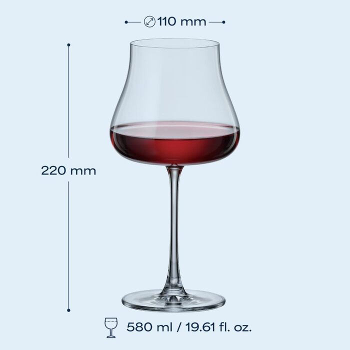 Коктейльні келихи Crystal Bohemia - набір 6 шт, 300 мл, миючі в посудомийній машині, стійкі до подряпин та довговічні. Набір келихів з кришталевого скла Crystal Bohemia - ідеально підходять для коктейлів, лонгдрінків та стильних заходів.