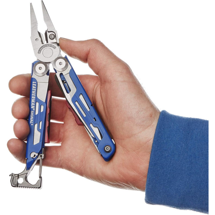 Leatherman Signal Multi-Tool with Nylon Sheath - 19 Tools for Camping, Survival, and Outdoor Adventures