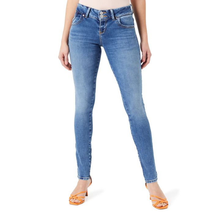 Джинси жіночі LTB Molly Super Slim Fit сині Juana Wash (W24-W34, еластичні, 55096)