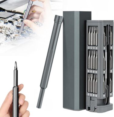 Набір викруток для ювелірів та ювелірного ремонту 44 в 1, електричний, прецизійний, для ноутбуків, окулярів, годинників
