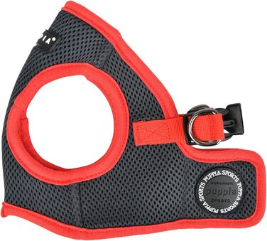 Шлейка для собак Puppia Soft Vest B II Wein XL, сіра, 110 г