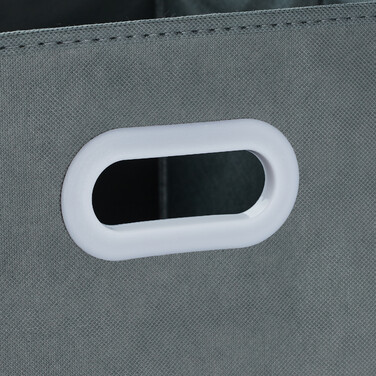 Set of 4 Grey Storage Boxes