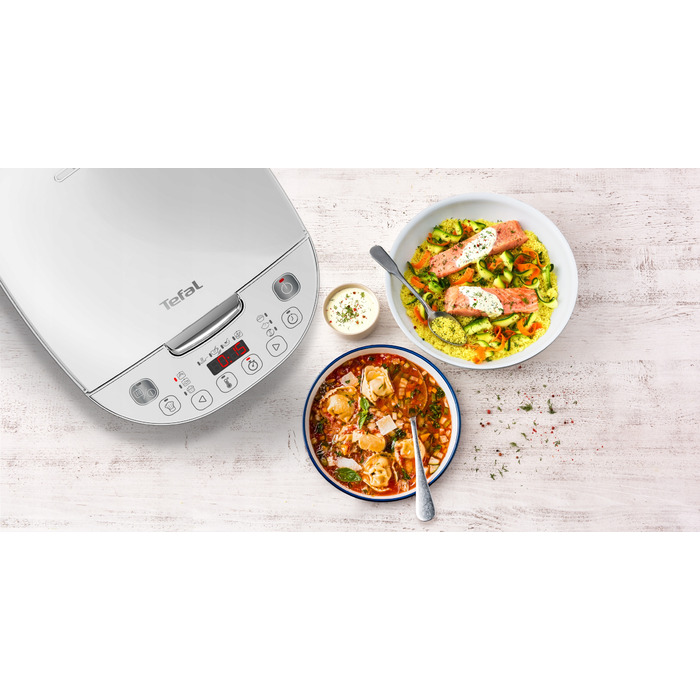 Мультиварка Tefal SimplyCook Plus RK6221E1, 12-в-1, 4 л, з кошиком