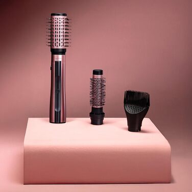 Cecotec AirBrush Gyro Elite: Ротаційна щітка для волосся з гарячим повітрям CeramicCare 5в1. 1100W, іонізація, 5 насадок, обертання, керамічне покриття, холодна насадка, 3 режими температури