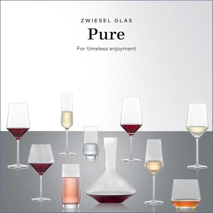 Schott Zwiesel Pure Wine Glass Set, Clear, 6-Piece