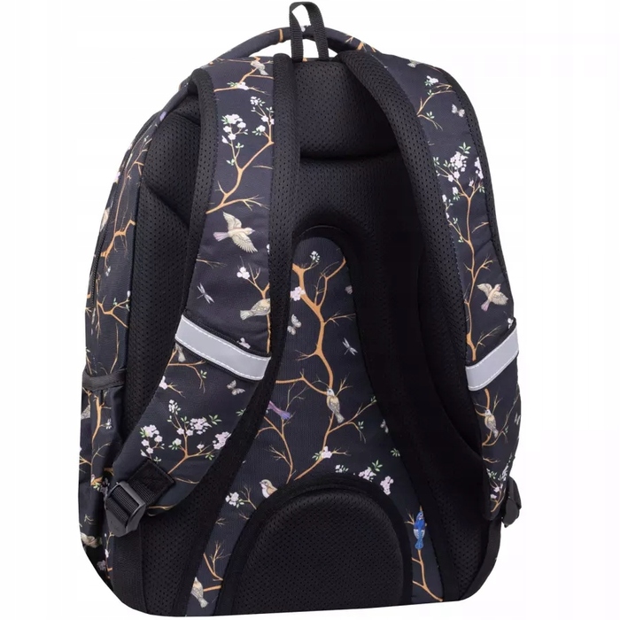 Підлітковий шкільний рюкзак CoolPack Drafter 28 л Vilnius, чорний у квітку