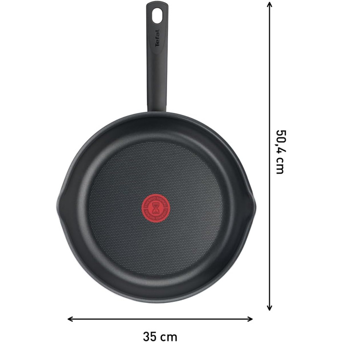 Сковорода Tefal Day by Day On 32 см з антипригарним покриттям, чорна (B56408)
