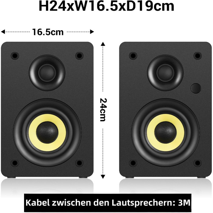 Акустична система Sanyun SW208 3' Bluetooth 5.0 - 60W, 2.0, для ПК, монітор (пара)