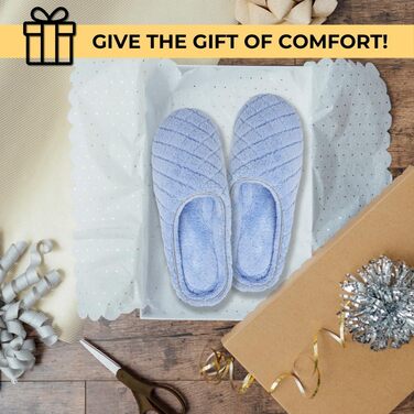 Dearfoams Leslie: жіночі тапочки-клоги з м'якою устілкою Memory Foam, широка колодка (42/44 EU), колір - Juniper Green Terry