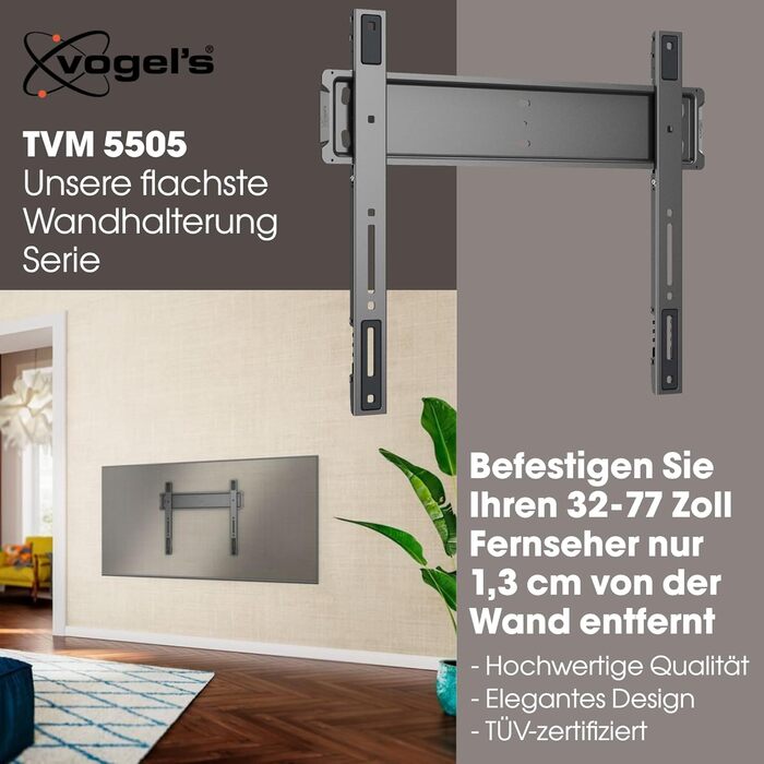 Настінне кріплення для телевізора Vogel's TVM 5505 Ultraflat 32-77
