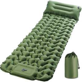 KUOGAS Self-Inflating Camping Mat - Thick & Lightweight Sleeping Pad with Air Pump - Ideal for Camping, Hiking, and Beach Trips