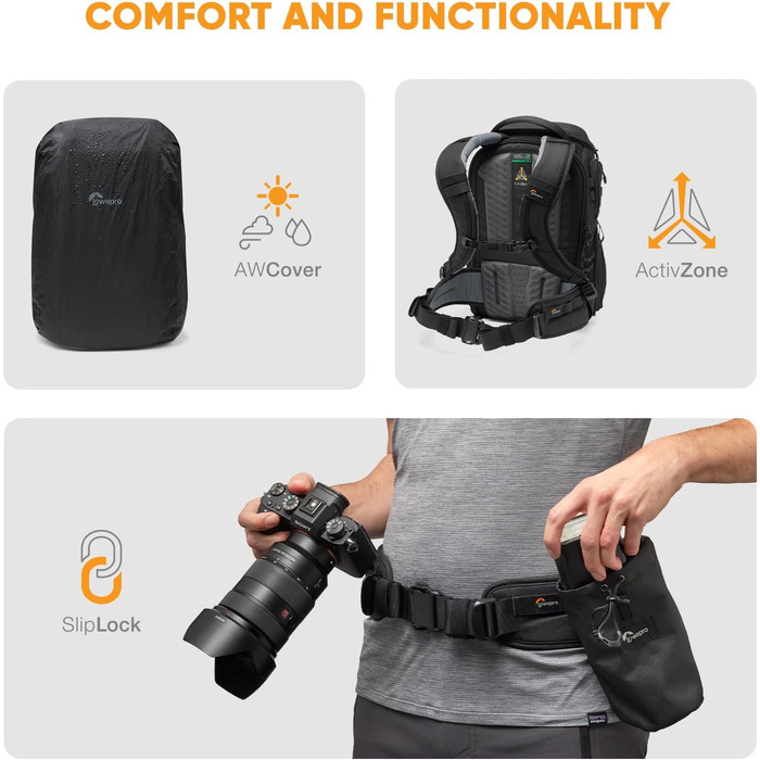 Lowepro ProTactic 350 AW II: Рюкзак для камери та дрона з відділенням для MacBook 13