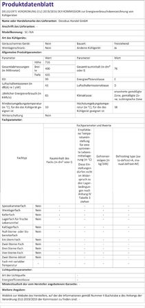 Холодильник Merax Freistehend 120L з морозильником 8L, LED-підсвічуванням та регульованими полицями. Чорний колір. Підходить для ресторану, бару, напоїв та пива.