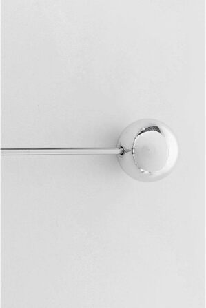 Kare Design Wall Clock Like Umbrella, 100cm Diameter, Clock, Modern, Minimalist, Aluminum Frame, Round, Battery not included (Silver)