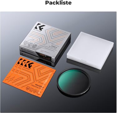 Фільтр K&F Concept Nano-K Serie Black-Mist 77mm для відео та портретної фотографії з оптичного скла з 18-шаровим покриттям