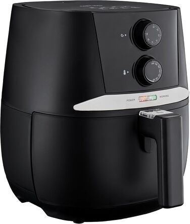 Аерофритюрниця MEDION E10 S, 1500 Вт, 2,8 л, цифрове управління, чорна