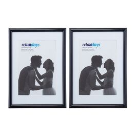 Relaxdays 2-Piece Picture Frame Set, 5x7 inches