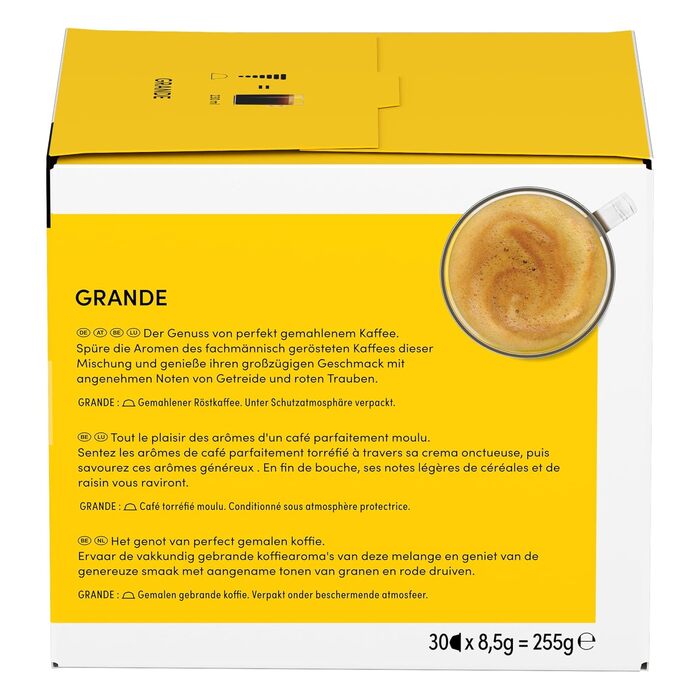 Кавові капсули NESCAFÉ Dolce Gusto Grande, 3 упаковки по 30 капсул (загалом 90 шт)