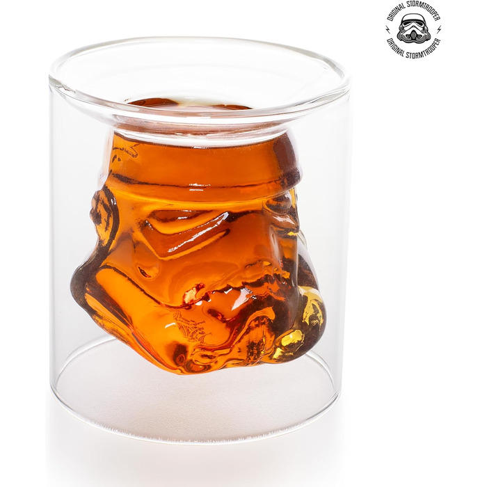 Кружка пивна Stormtrooper (Зоряні війни) 600 мл, прозора, оригінальний подарунок для фанатів