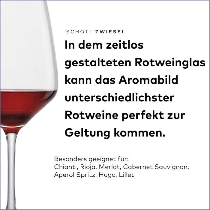 Набір келихів Schott Zwiesel Tulip, 8 шт (4 для білого та 4 для червоного вина), тритан-кристал, для вина, німецька якість, можна мити в посудомийній машині