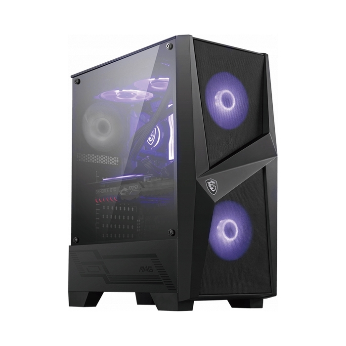 Корпус MSI MAG Forge 100M Midi Tower ATX, Чорний