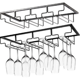 Тримач для келихів з металу, 4 шт., 40 см - для бару, кухні, ресторану