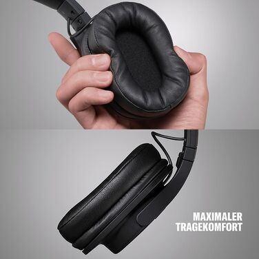 Навушники бездротові Yamaha YH-L500A Over-Ear чорні: 3D звук, Bluetooth, для дому та ігор