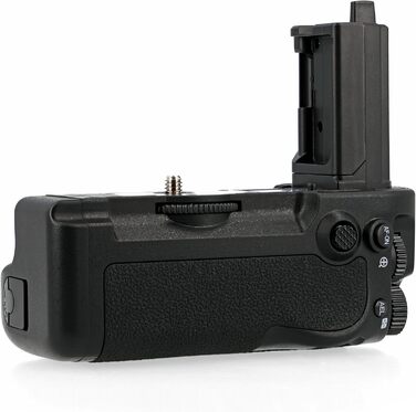 Грип для камери Canon EOS RP та R8 з двома акумуляторами, чорний. Сумісний з Sony a9 III, a1 II (як VG-C5). Ергономічний, для портретної та горизонтальної зйомки