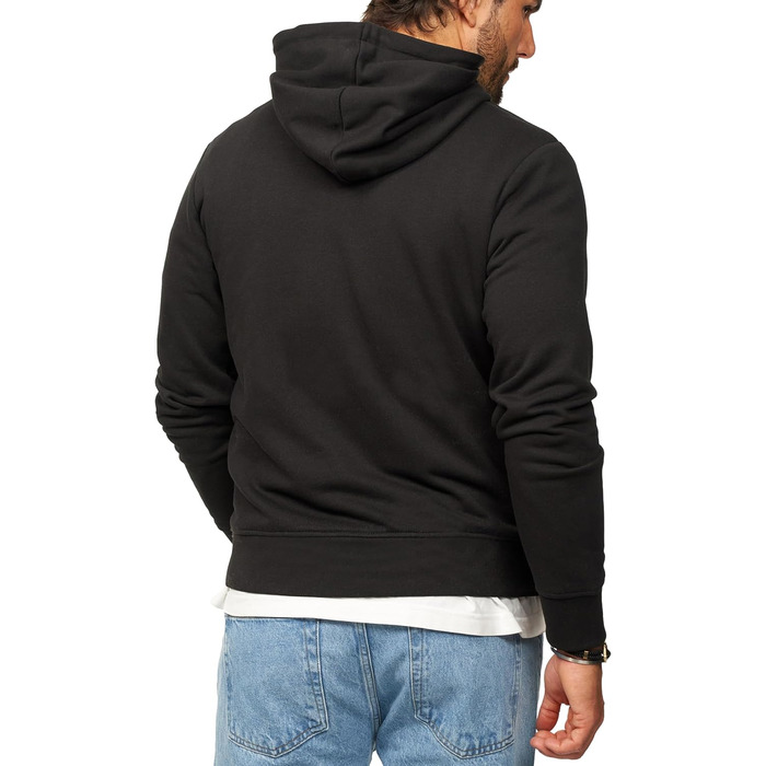 Чоловічий світшот з капюшоном JACK & JONE, чорний, розмір M