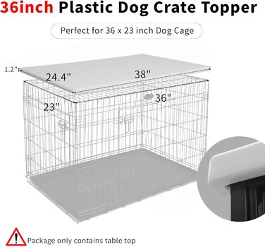 Настільний Топ для Кія (91.4 см) Rockever: Пластиковий, Антиковзкий, Легко Мити, з Шурупами