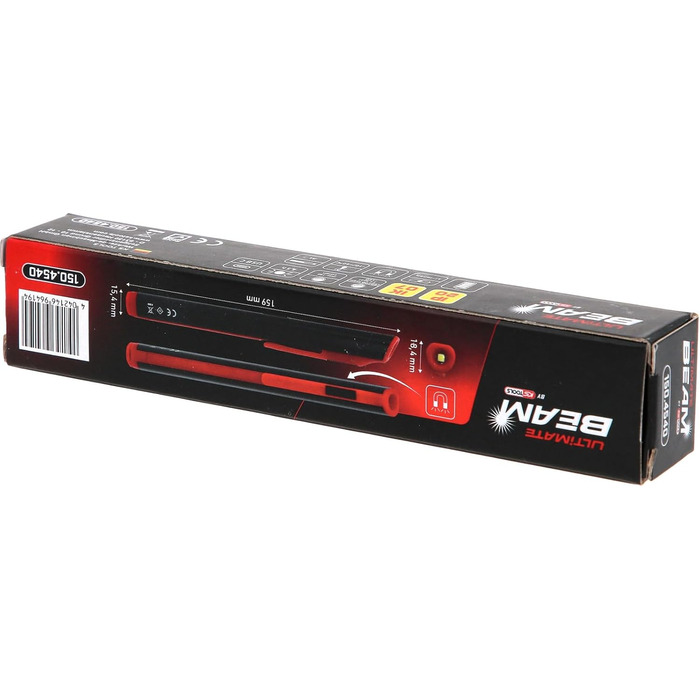 KS Tools 150.4540 UltimateBEAM Aluminum LED Penlight Li-Ion, 150 Lumens