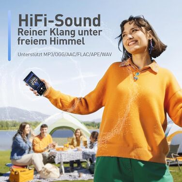 MP3 плеєр AGPTEK з Bluetooth та Wi-Fi, 5