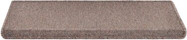 Набори килимків на сходи [en.casa] 15 шт. 65 x 24 см, самоклеючі, коричневі