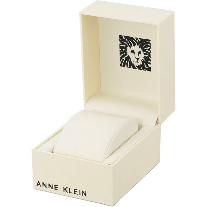 Жіночий шкіряний годинник Anne Klein (чорний/двоколірний)