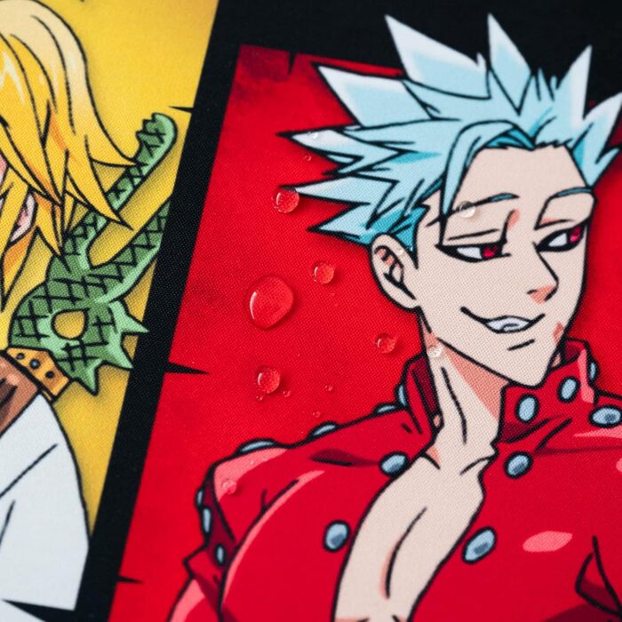 Килимок для миші геймерський XXL Grupo Erik Seven Deadly Sins - аніме, манга, нековзкий, водовідштовхувальний