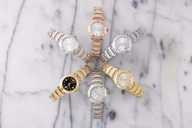 Жіночий наручний годинник-браслет Anne Klein золотистого кольору