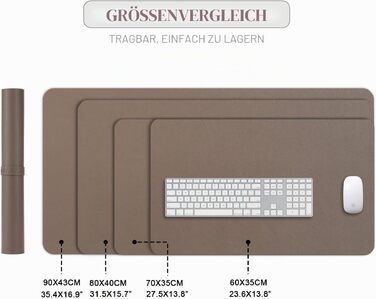 Ігровий килимок для миші XXL (мауспад) 120 x 43 см, великий килимок на стіл для офісу та геймінгу, колір: брудний (mud)