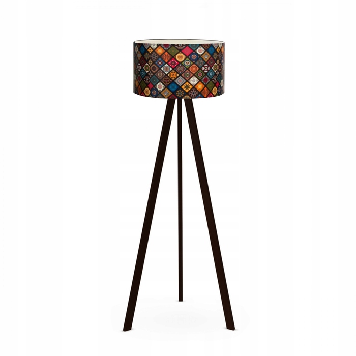 Підлогова лампа Opviq Ayd E27 60 Вт, бежевий, чорний, багатоколірна