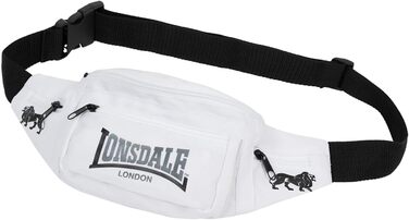 Поясна сумка Lonsdale Hip (Білий/Чорний/Попіл)