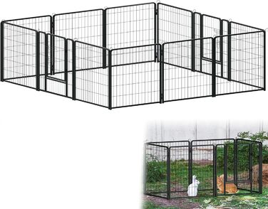 Вольєр для цуценят Froadp 6-TLG, загон для собак, 65 x 80 см, 12 елементів