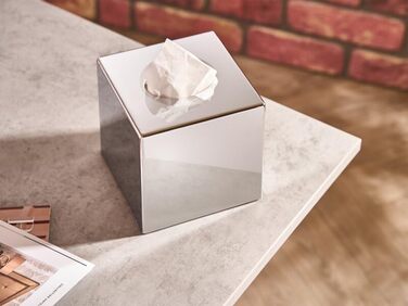 Кришка для серветок Corby прямокутної форми (Devon / TBC0002) хром (срібло, куб)