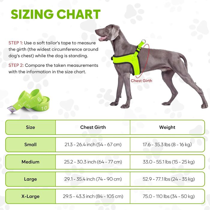 Світловідбиваючий поводок для собак середнього розміру BiPawTi, перезаряджуваний світловідбиваючий жилет для собак з 3 режимами освітлення - світлодіодна шлейка для собак, що світиться в темряві, для кемпінгу з собакою - зелене світло