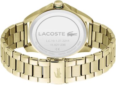 Годинник чоловічий Lacoste Le Croc Quartz з браслетом з нержавіючої сталі позолоченого кольору - 2011133