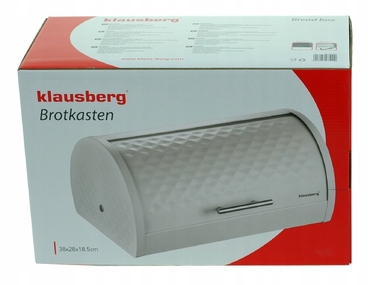 Форма для випікання хліба (хлібниця) Klausberg Diamond, білий метал, цільна