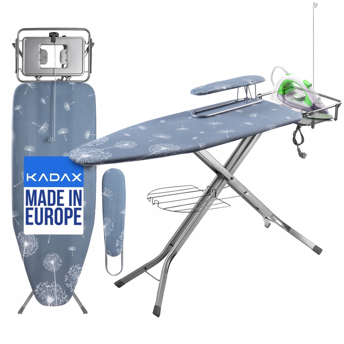 Прасувальна дошка стандартна з рукавом Kadax, 130 см x 48 см