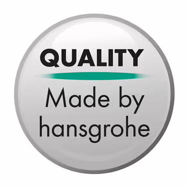 hansgrohe Crometta 100 Showerhead, 3 Spray Patterns, White/Chrome